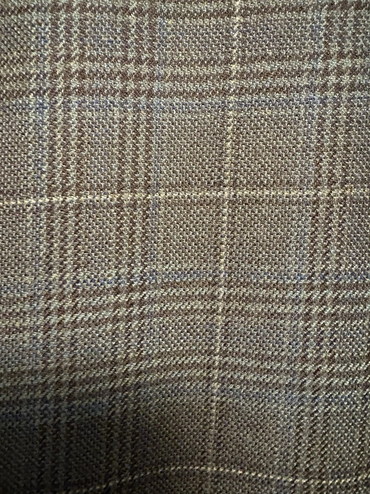 Kiton Wilkes Bashford Men’s Plaid Sport Coat 100% Cashmere US 46R - Image 3 of 4