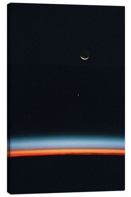 Leinwandbild Space Shuttle Endeavour - Jupiter rising over Earth's h... - NASA