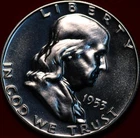 1953-P Franklin Half Dollar Proof — photo from another recent sale