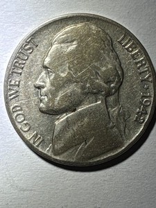 Silver World War 2 1942-P Type 2 Jefferson Nickel