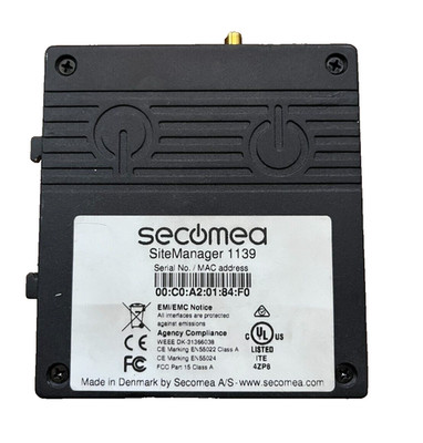 Secomea SiteManager 1139 - Industrieller Remote Access Router, Made in Denmark