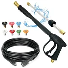 Set M22 5800 PSI High Pressure Power Washer Gun Spray Wand Lance Nozzle and Hose