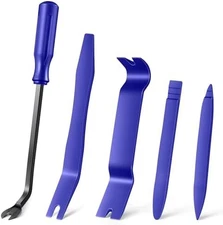5PCS Auto Trim Removal Tool Kit Plastic Pry Tool Dash Door Panel Kit