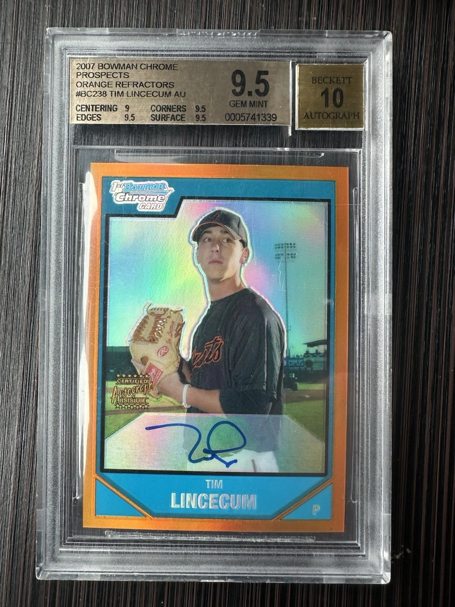 Tim Lincecum Baseball Sports Trading Cards & Accessories Rookie