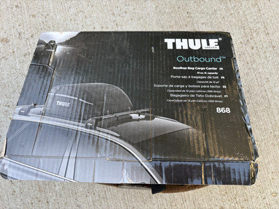 Thule Outbound 868 Soft Roof Box Black Cargo Carrier Box/Instructions 
