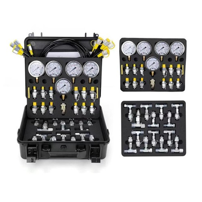 #ad Hydraulic Pressure Test Kit 10 100 250 400 600bar 13 Test Couplings 14 Tee ... $222.48