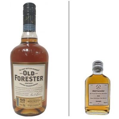 Whisky Sample Old Forester 86 Proof Kentucky Straight Bourbon, 43,0%, 10cl