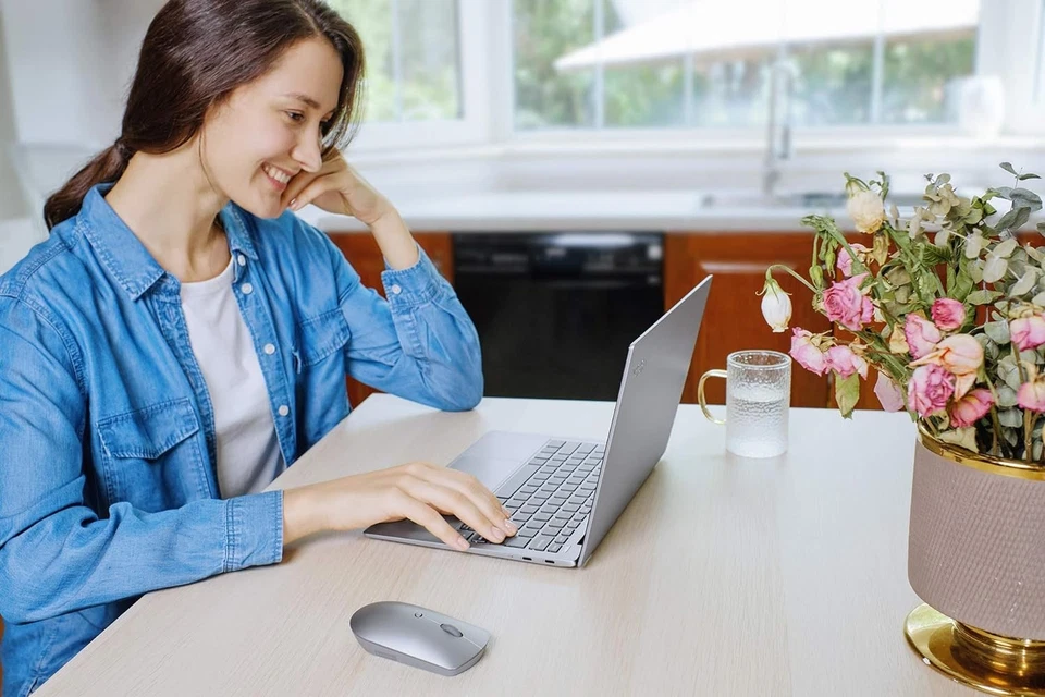 Lenovo 600 Bluetooth Silent Mouse - Grey Bluetooth Mouse (WWCB) - Image 4 of 4