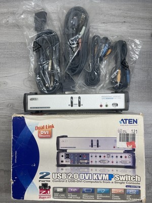 ATEN  MasterView (CS1782) 2-Ports External KVM / audio / USB switch
