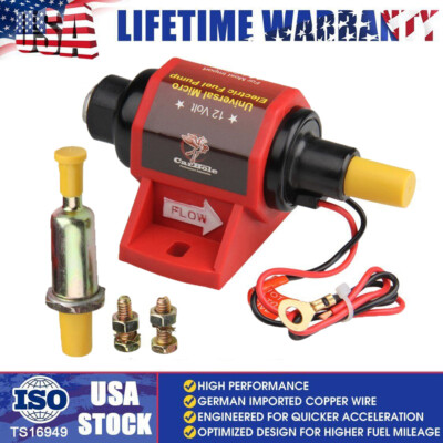 #ad Universal 42S Low Pressure Electric Fuel Pump 2 3.5 PSI 28 GPH Gasoline For Carb $27.77