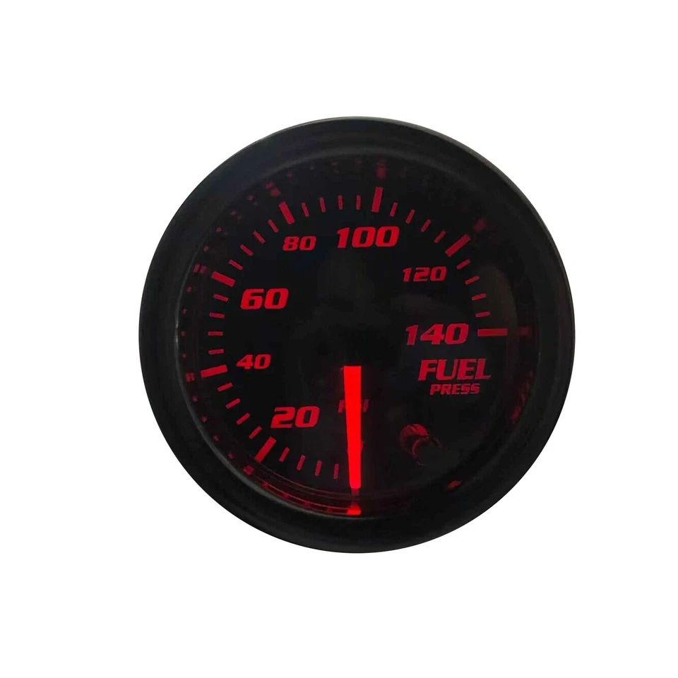 Medidor y sensor de presión de combustible digital LED de 7 colores 2-1/16" 52 mm 0-140 PSI Foto 3 de 4