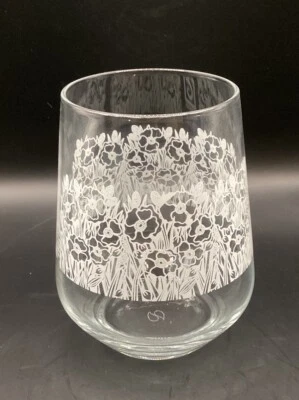 Hornsea John Clappison Fleur Design Glass Tumbler New