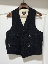 vintage woolrich vest With Nice Details Size Medium Black