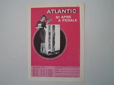 advertising Pubblicità 1960 FRIGORIFERO ATLANTIC