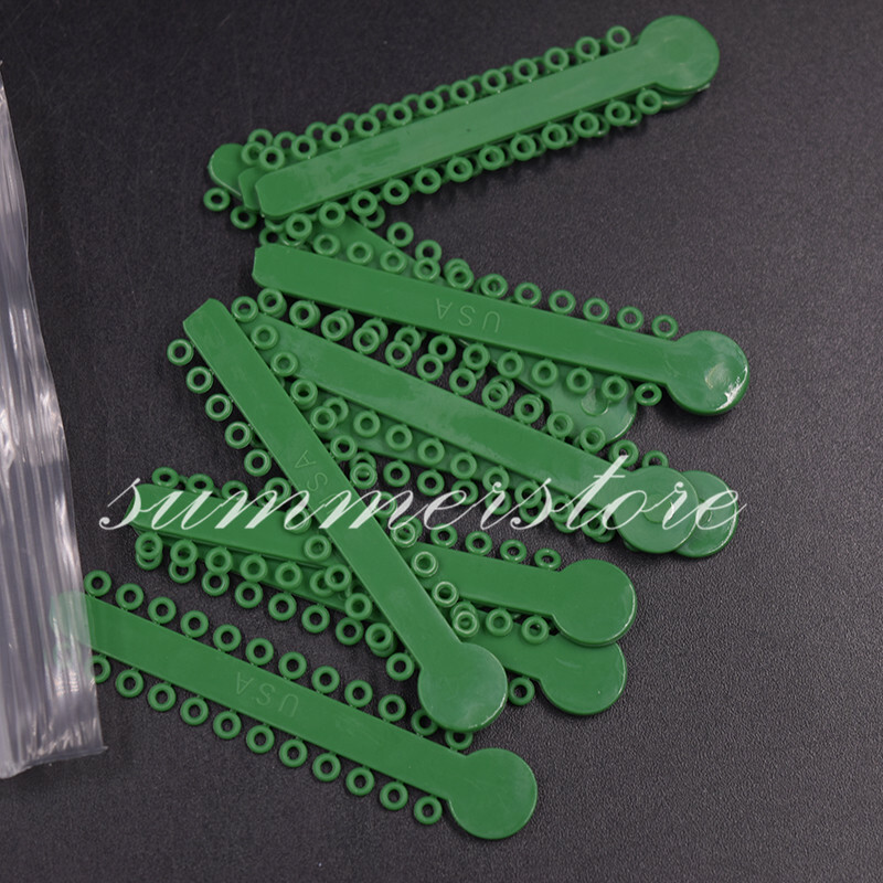 1040-Pack Dental Orthodontic Elastic Rubber Bands - Ligature Ties