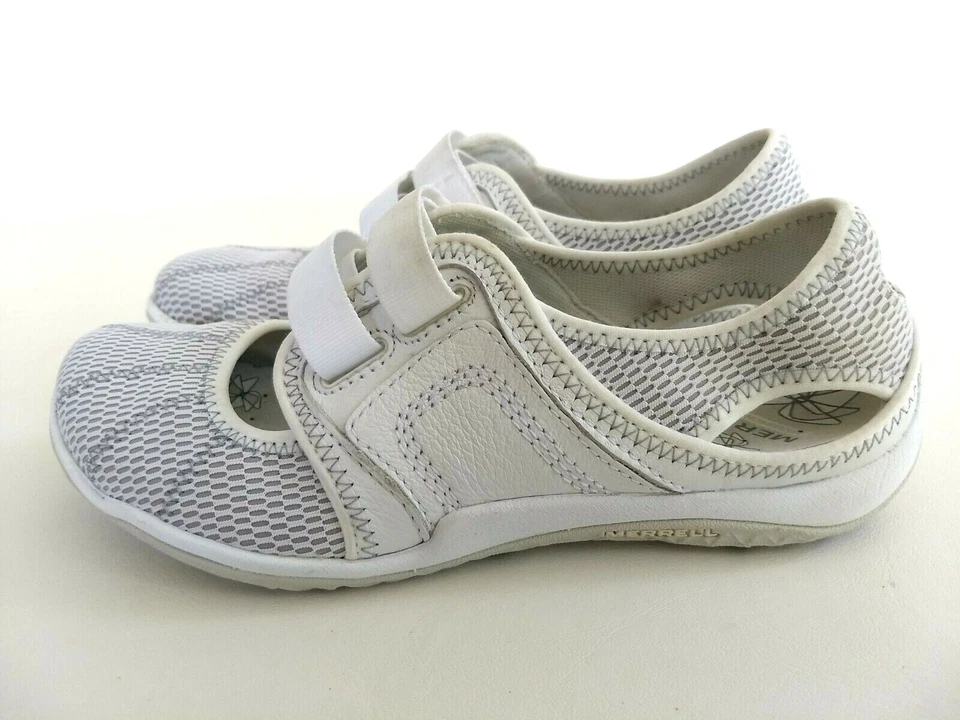 Zapato plano informal sin cordones Merrell Lorelei Mary Jane blanco para mujer talla 5,5 Foto 4 de 4