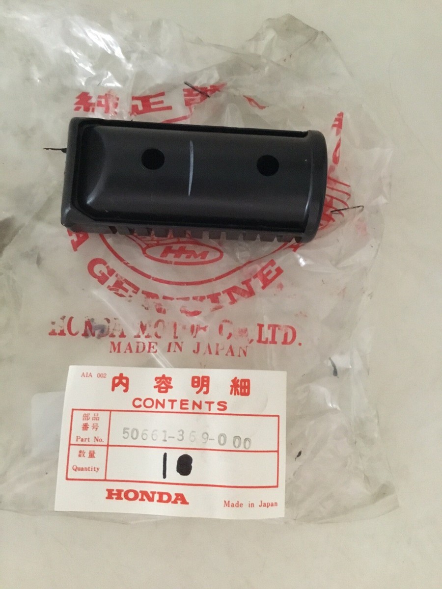 Nos Honda Rubber Foot Peg 50661-369-000 | eBay