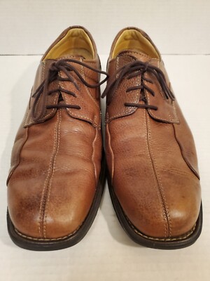 Studio Belvedere Mens‎ Brown Leather Lace Up Oxford Dress Shoes Size 10EEE Belvedere Shoes Men Size 10EEE Brown Bay Bridge Leather  main image 2