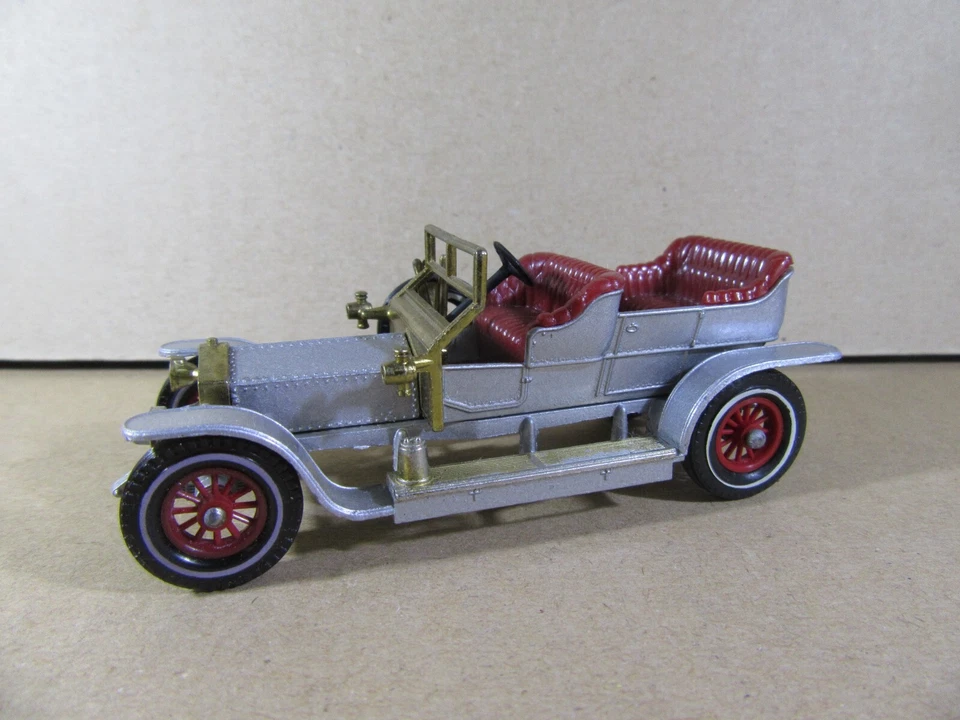 274W Vintage 1969 Matchbox Y10 England Rolls Royce Silver Ghost 1906 Argenté - Photo 4/4