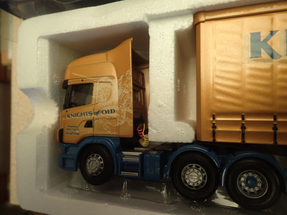 Corgi CC12911 Scania Topline Curtainside Knights of Old 50th Anniv Undisplayed - Image 3 of 4