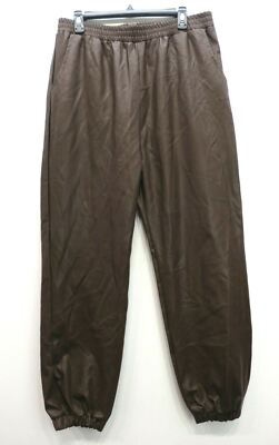 Unique 21 Womens Brown Elastic Waist Stretch Slash Pocket Casual Harem Pants 12