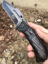 8.5" M-TECH XTREME SPRING ASSISTED TACTICAL POCKET KNIFE HUNTING EDC SHARP GWP