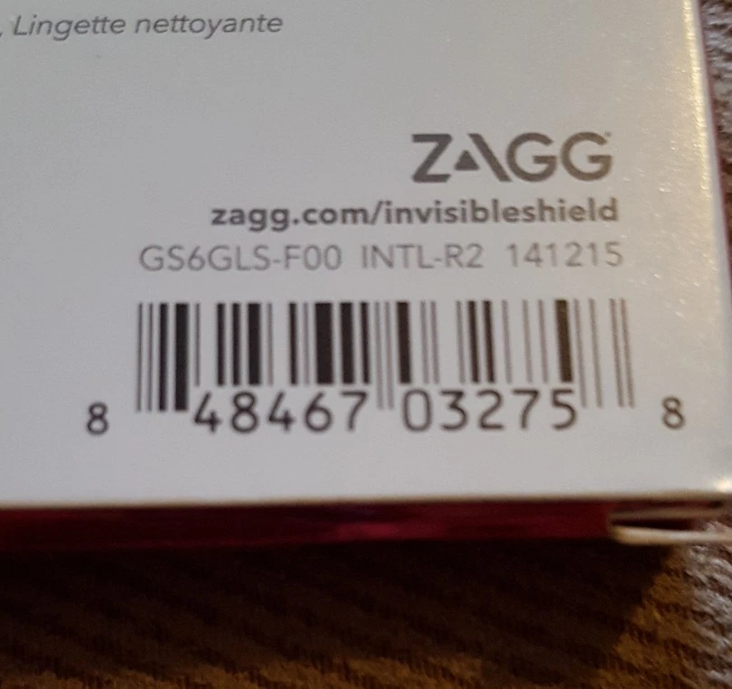 Protector de pantalla Zagg InvisibleShield Glass para Samsung Galaxy S6 - HD Clarity Foto 4 de 4