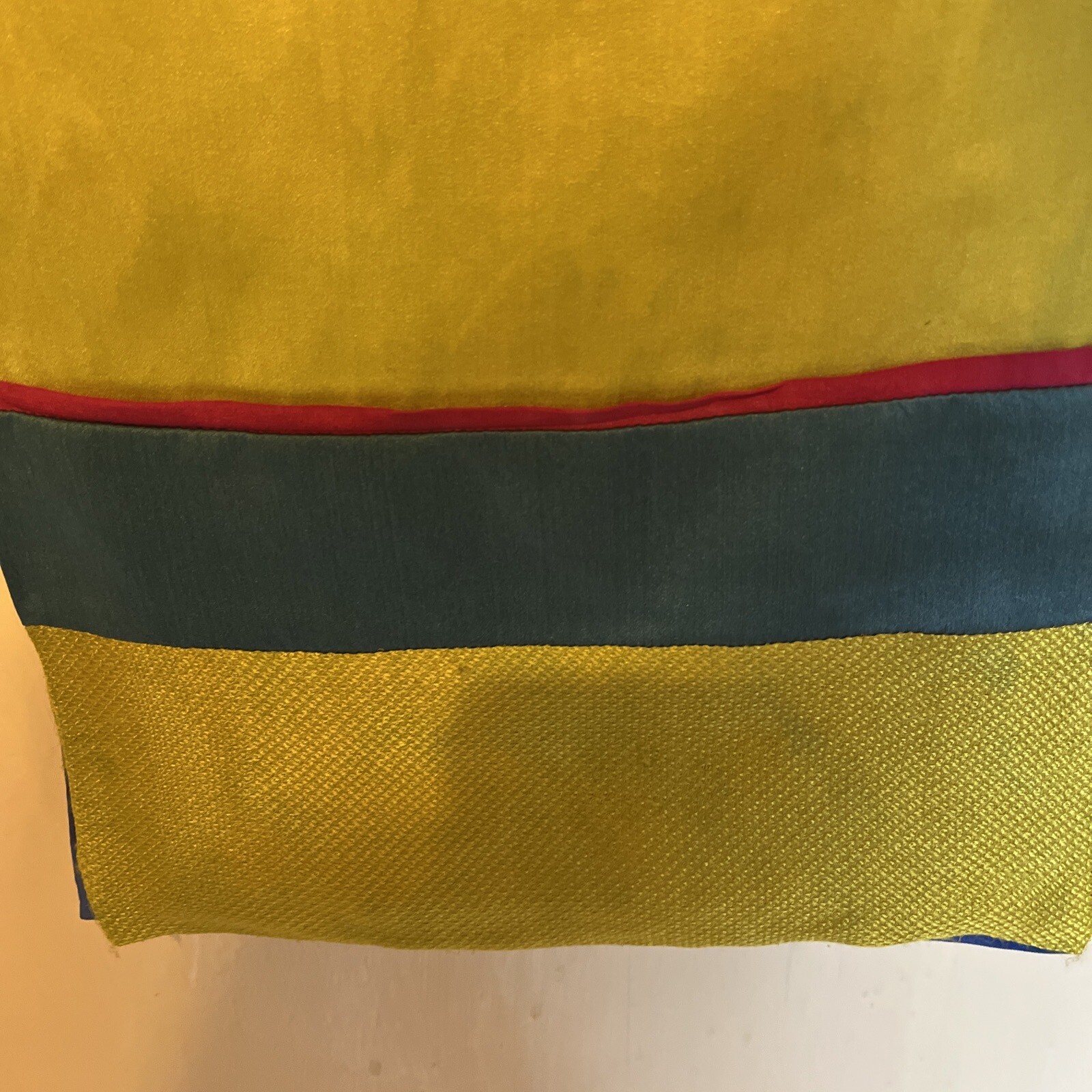 Anonymous Gorgeous Rectangular Silk Scarf ARTSY D… - image 3