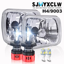 5x7 7x6" Rectangle LED Headlights Hi/Lo For Toyota Pickup 82-95 Tacoma 1995-1997