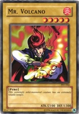 Yugioh Mr Volcano Card PSV-044 1996 Trading Card Game