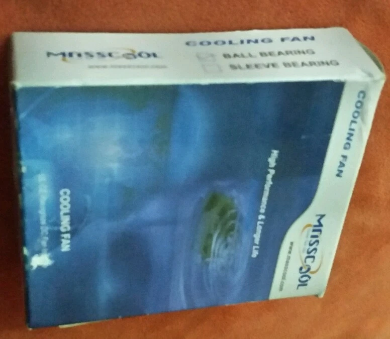 MASSCOOL FD08025B1M3/4 140 mm Ball Bearing Cooling Case Fan NEW - Image 2 of 2