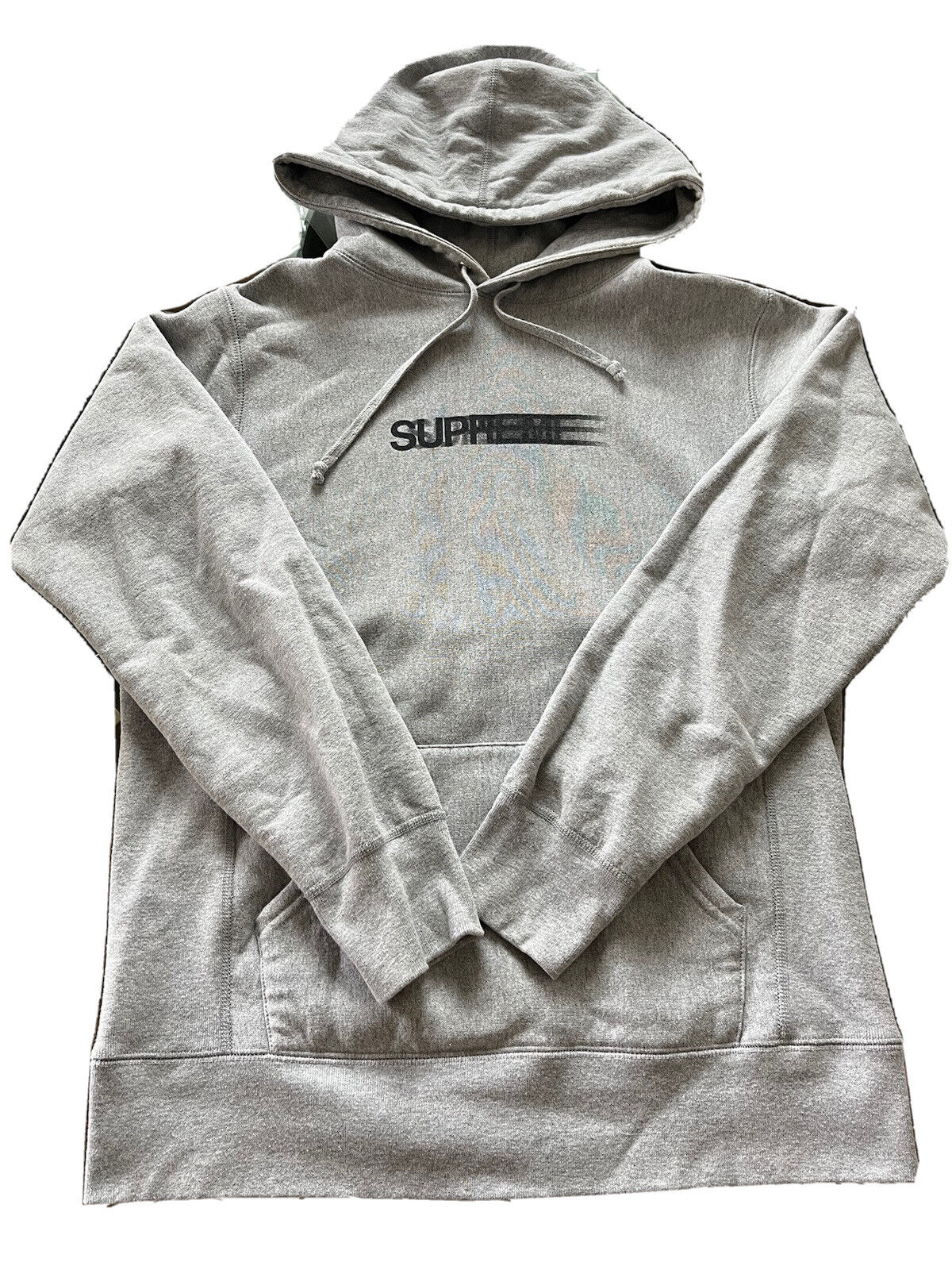 Motion Logo Hooded Sweatshirt　グレーS