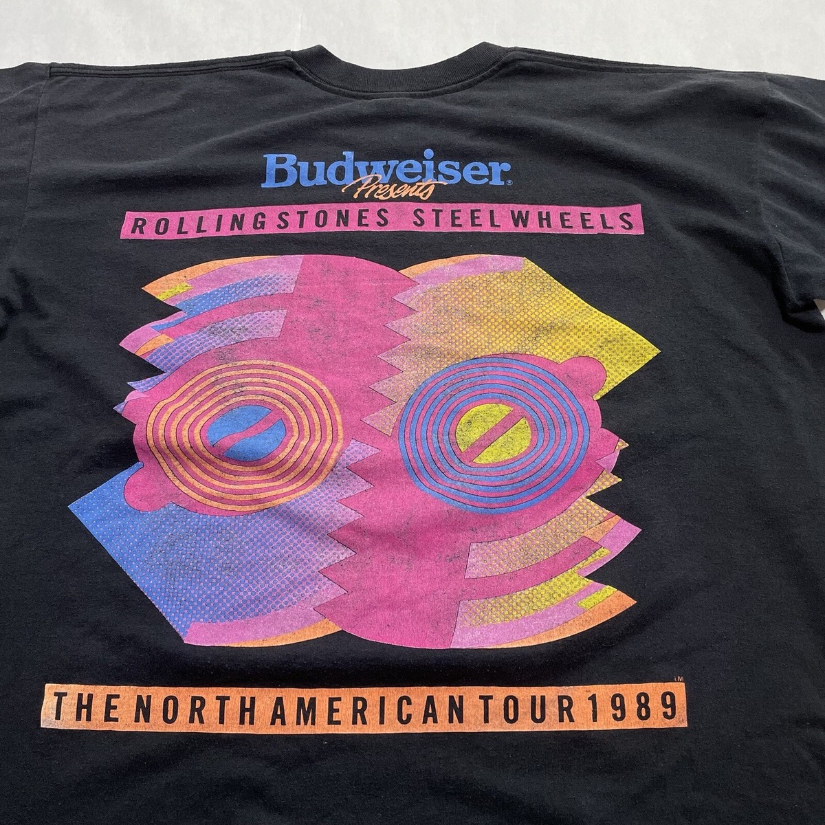 トップス 1989 The Rolling Stones Budweiser sweat トップス 1989 The Rolling Stones Budweiser sweat Vtg Rolling