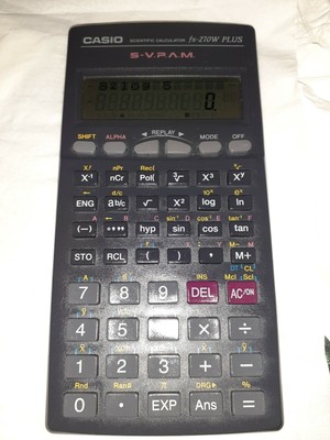 Casio fx-270W Plus Scientific Calculator .No Back Case | eBay