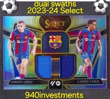 2023-24 Select La Liga Lamine Yamal/Fermin Lopez RC Dual Patch Silver Prizm ⚽️⭐️