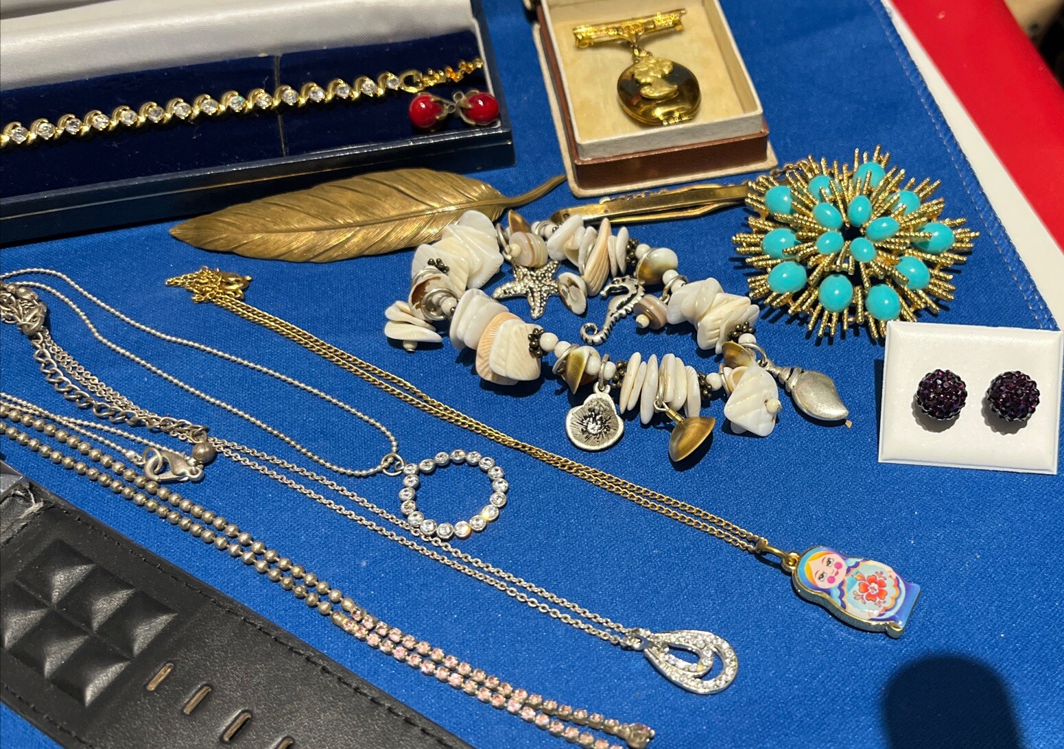Job Lot of Mixed Jewellery Costume Vintage Silver & Gold Tone 925