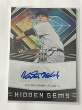 VICTOR VODNIK ATLANTA BRAVES 2020 PANINI ELITE EXTRA HIDDEN GEMS AUTOGRAPH #VV