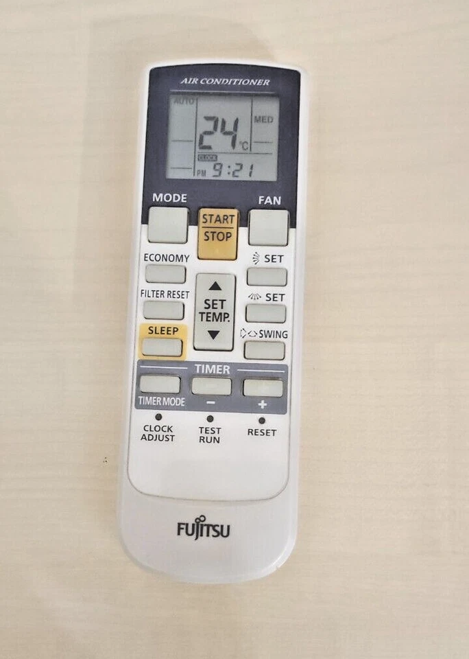 TELECOMANDO ORIGINALE PER CLIMATIZATORE FUJITSU, GENERAL. MODEL: AR-RAF1E - Immagine 2 di 4
