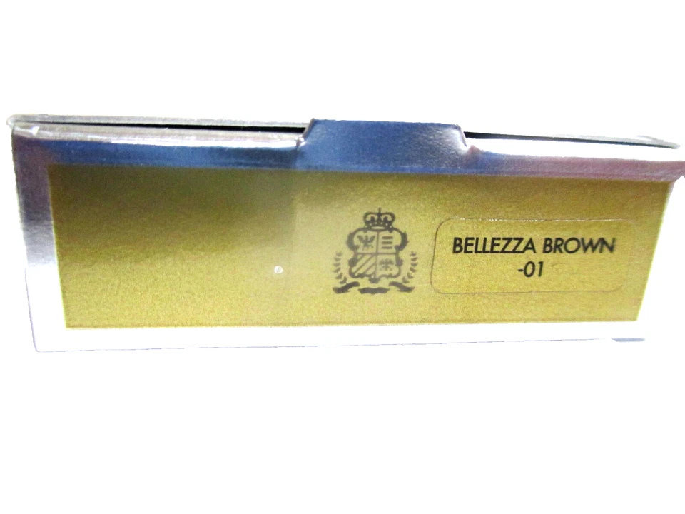 Borghese ~ Satin  Shadow Milano Duo With Eyeliner - Color : Bellezza Brown 01 - Image 3 of 3