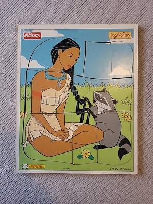 Vintage Disney Pocahontas Brettpuzzle 9 Teile 241-02