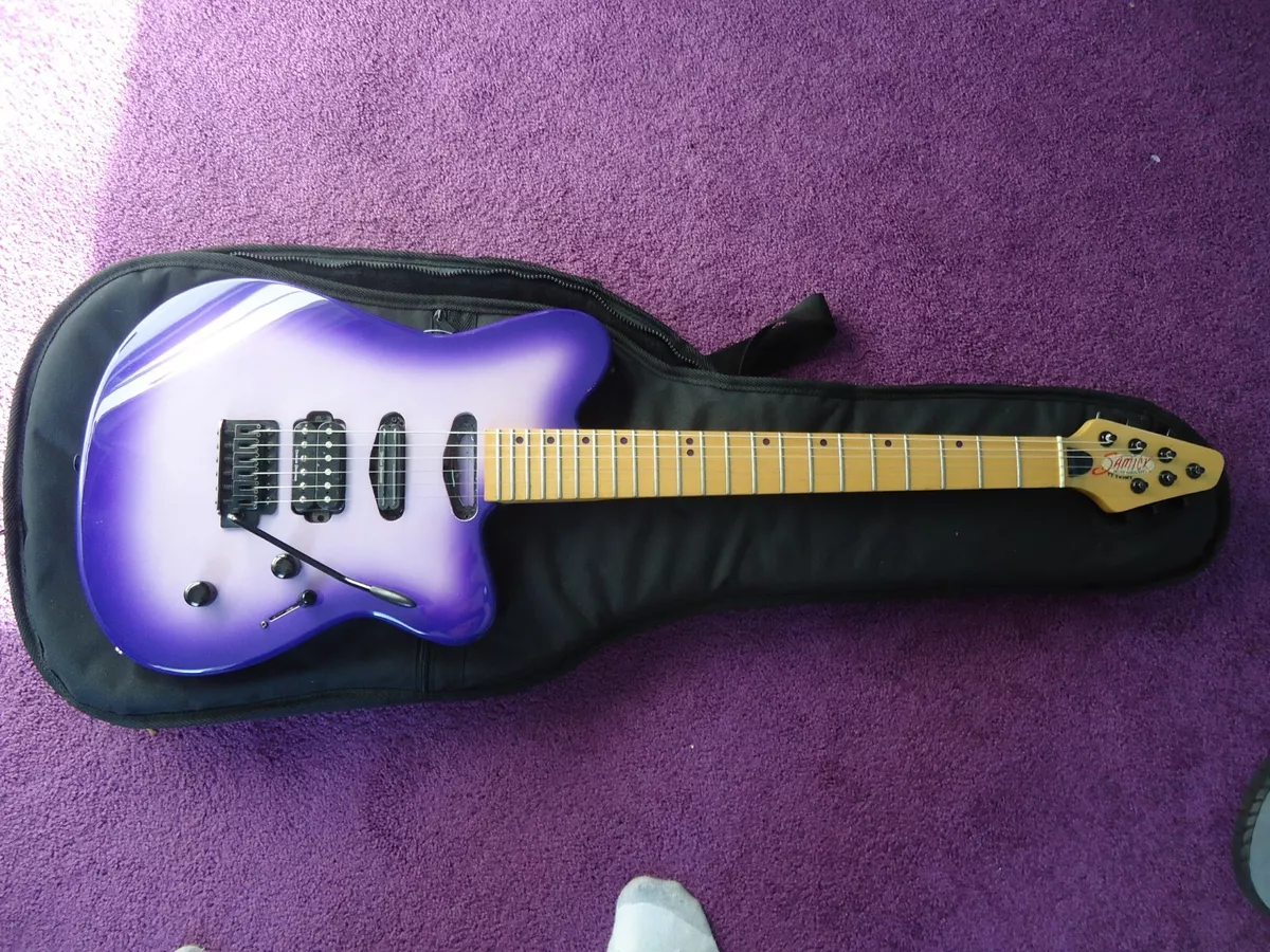 Vintage Samick Blues Saraceno TV Twenty Electric Guitar