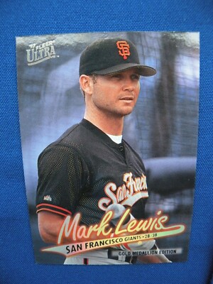 1997 Fleer Ultra baseball Gold Medallion Mark Lewis San Francisco Giants #G523