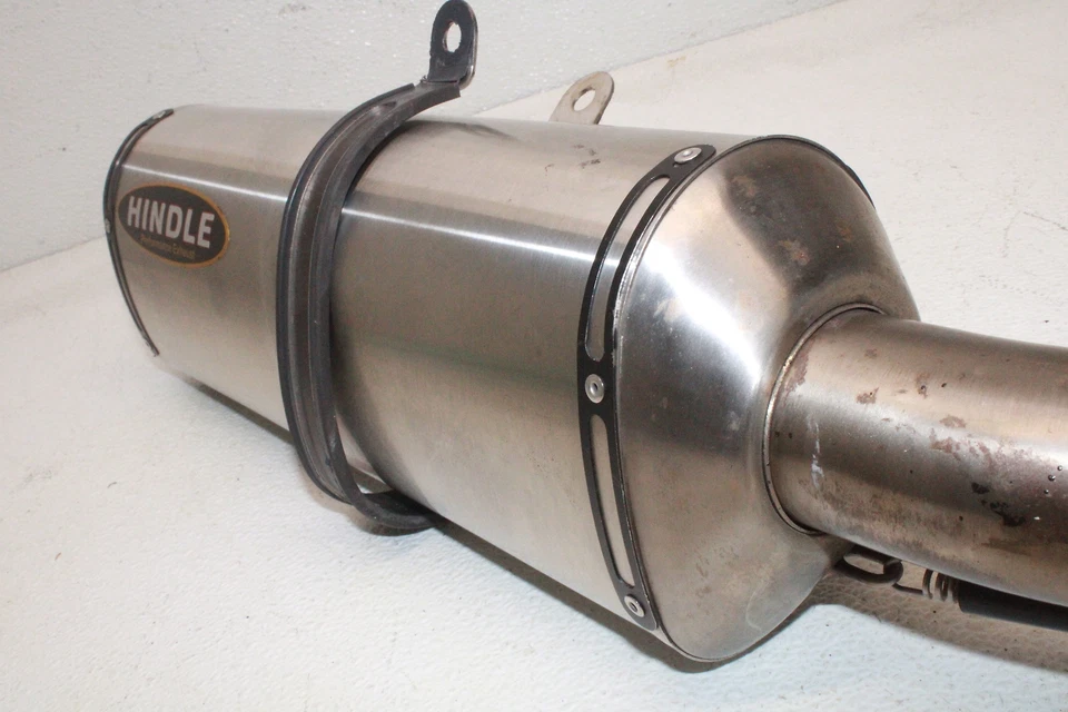 09-25 KAWASAKI ZX6R ZX636 HINDLE TUBO DE ESCAPE DE AÇO INOXIDÁVEL SILENCIADOR SLIP ON - Imagem 3 de 4