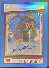 2022 Score Football #360 Phidarian Mathis Artist Proof /35 Auto Autograph