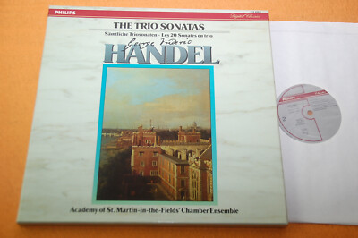 Academy of St Martin Chamber Ensemble Handel Trio Sonatas Philips Digital 4LP NM