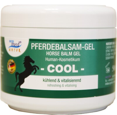 eco med Pferdebalsam Pferde Balsam Horse Gel erfrischend kühlend  6x 500ml