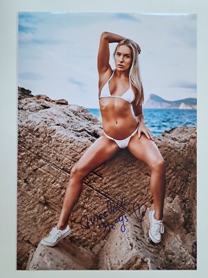 Angelika Grays sexy adult AVN model signed 20x30 photo autograph autograph IP3