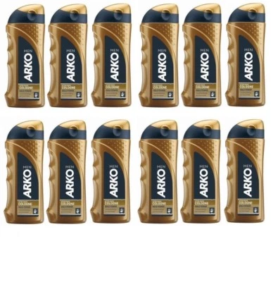 Arko Men After Shaver Cologne Gold Power - 250 12 Pcs next day delivery free