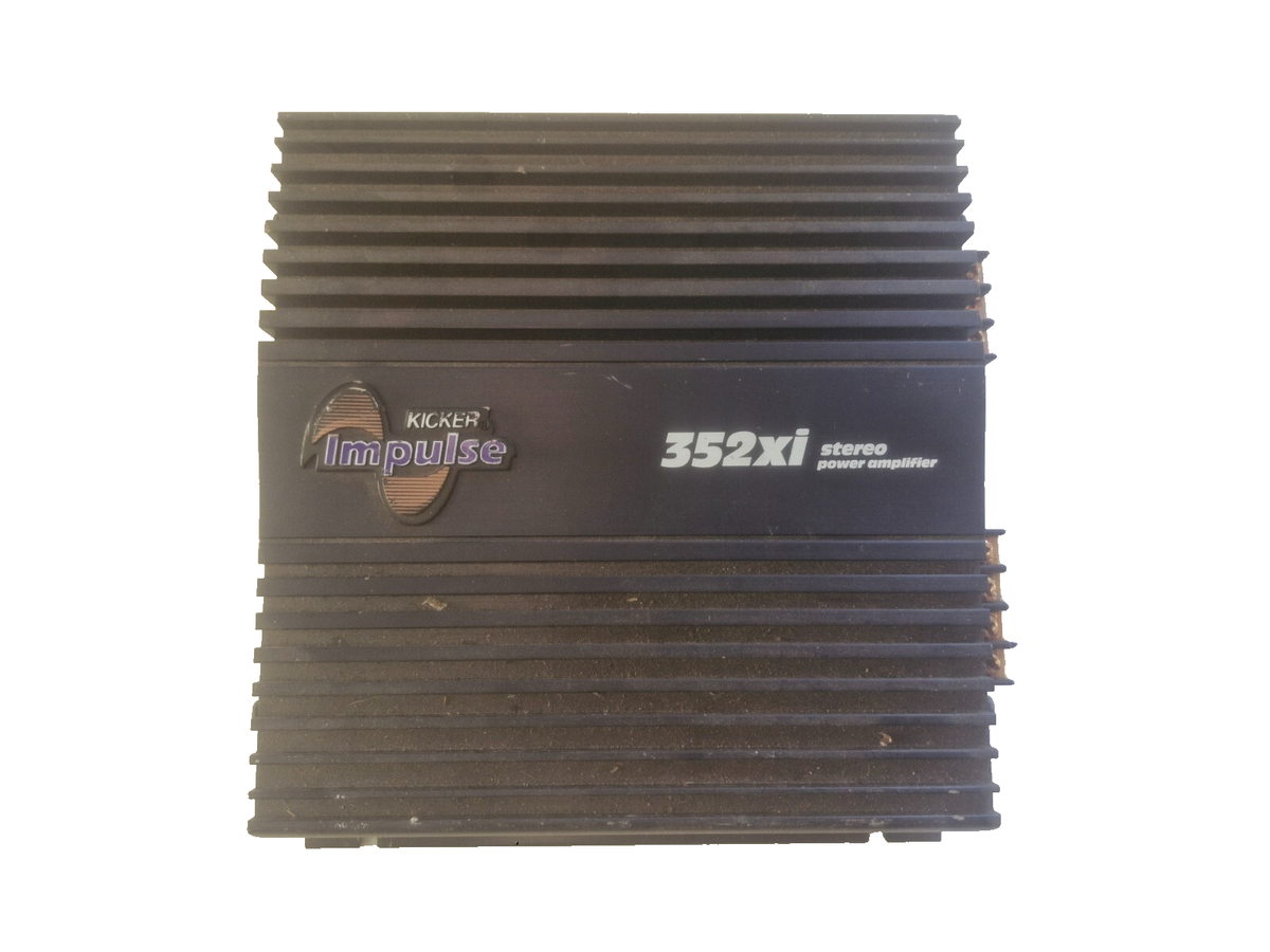 Kicker Impulse 352xi amplifier 2 channel Vintage retro car audio