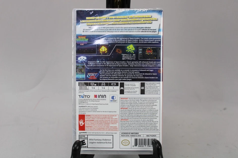 Nintendo Switch Space Invaders Forever New/Sealed - Image 3 of 4